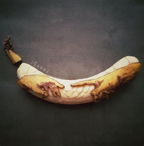 Amazing banana peel art