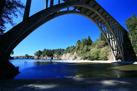 Russian Gulch State Park in Mendocino, CA - California Beaches