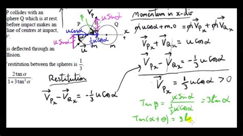 Oblique Collision Examples (2012 2014 HL) - YouTube