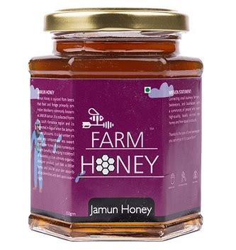 Jamun Honey - Fresh - In Stock - 250 gram and 350 gram - FarmHoney.in