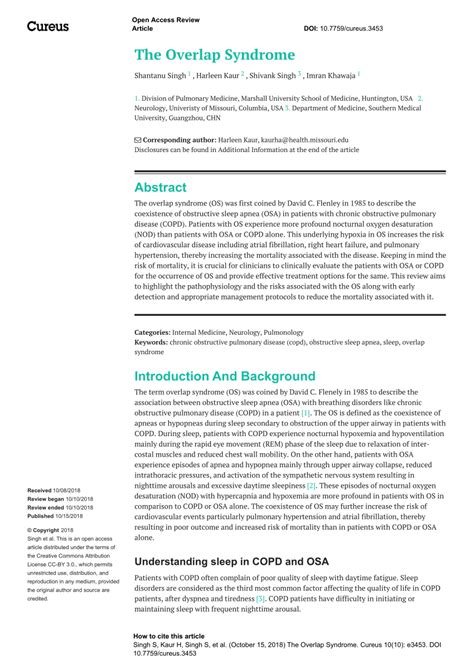 (PDF) The Overlap Syndrome