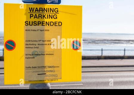 Car parking on the seafront at Southend on Sea in Essex. Photo by Stock Photo: 30226169 - Alamy