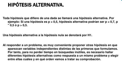 Hipotesis Nula Y Alternativa Ejemplos Resueltos – Nuevo Ejemplo