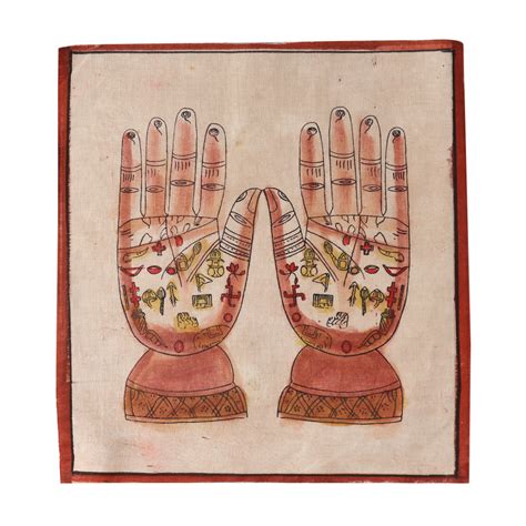 Cloth Painting Of Hand Tantrik Tantric Painting