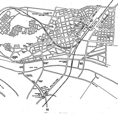 Maps of Japan and Iwakuni