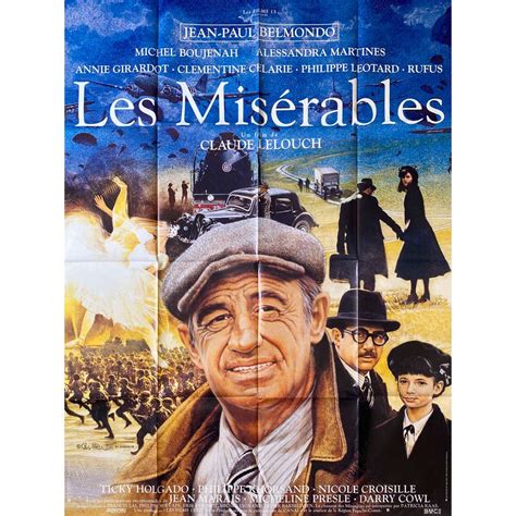 LES MISERABLES French Movie Poster - 47x63 in. - 1982 4