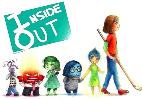 Inside Out - Fan Art by HinataHanato.deviantart.com on @DeviantArt Disney Pixar, Walt Disney ...