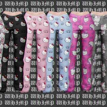 Hello kitty pants X top moon | Whimp 1337 | Sims 4 toddler, Sims 4 teen, Sims 4 clothing