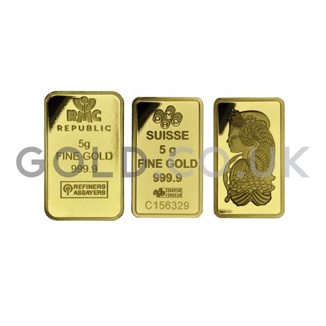 5g Gold Bars (Pre Owned) | GOLD.co.uk - From £285.10