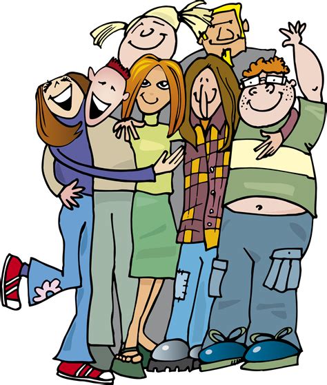 Family Friends Cartoon - ClipArt Best