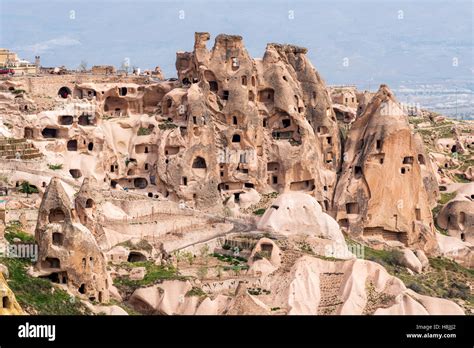 Uchisar castle in Cappadocia, Turkey Stock Photo - Alamy