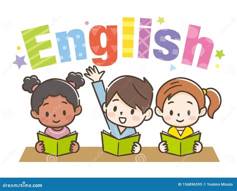 Illustration of Children Taking English Class Stock Vector - Illustration of junior, attention ...