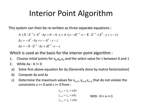 PPT - Linear Programming Interior-Point Methods PowerPoint Presentation - ID:5575660