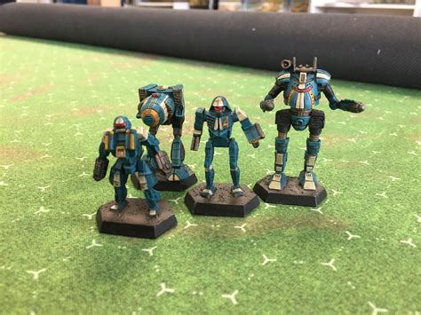 Completed Battletech lance C&C welcome : r/minipainting