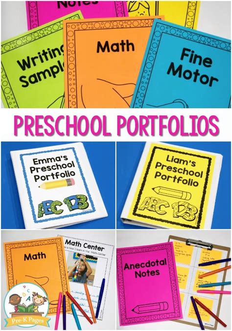 Preschool Portfolio Ideas - Pre-K Pages in 2022 | Preschool portfolio ...