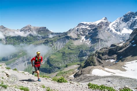 Running or hiking Lauterbrunnen to Kandersteg, Switzerland