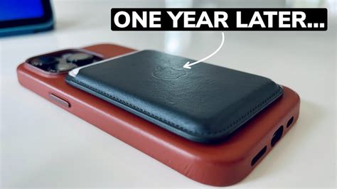 iPhone Leather Wallet with MagSafe Long Term Review | Perfect for iPhone 14 Pro! - YouTube