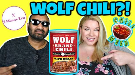 Wolf Brand Chili With Beans Original Review - YouTube