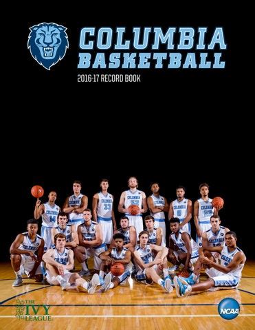 2016-17 Columbia Men's Basketball Record Book by Columbia University ...