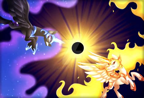 Nightmare Moon Vs Daybreaker + Speedpaint by Sc4rletSpectrum on DeviantArt