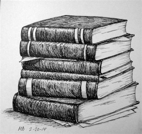 Gallery For > Stack Of Books Drawing Tumblr