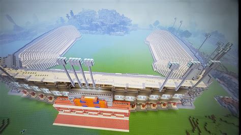 A few screenshots I've gathered for my Stadium build. Still in progress : r/Minecraft