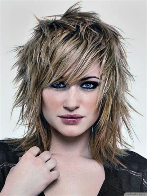 Rocker hair, Medium hair styles, Punk hair