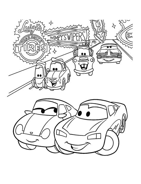 cars 2 lightning mcqueen coloring page - Clip Art Library