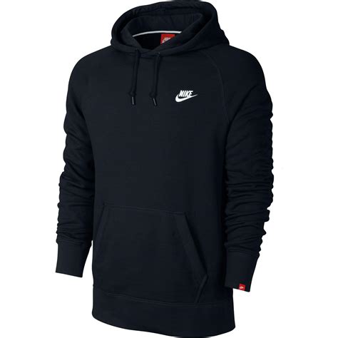 Nike Mens AW77 Hoodie - Black - Tennisnuts.com