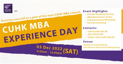 4 reasons why you should consider CUHK for your MBA degree - CUHK MBA