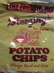 Calories in Sterzing's Potato Chips and Nutrition Facts