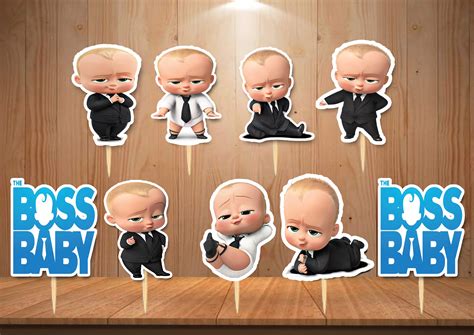 Baby Boss Cupcake Topper 24 pcs | Lazada PH