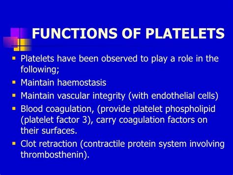 Platelets (thrombocytes) correc