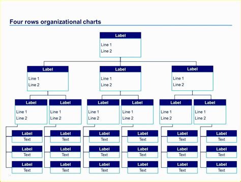 Free Editable organizational Chart Template Of 5 Pany Hierarchy Chart ...