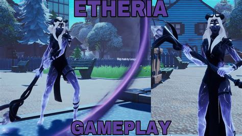 ETHERIA SKIN GAMEPLAY IN FORTNITE | Etheria Overview & Gameplay ...