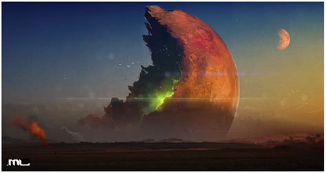 ArtStation - Dark Planet Saga - Mine the Moon