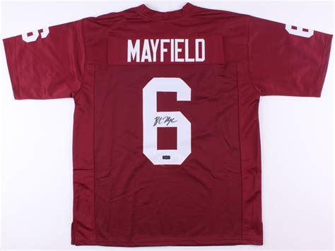 Baker Mayfield Signed Oklahoma Sooners Jersey (Radtke COA) | Pristine ...