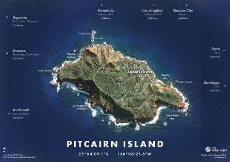 Pitcairn Island | The Map Kiwi