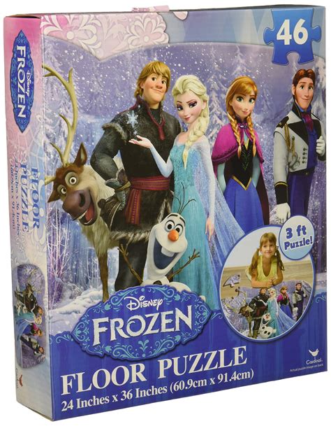 Disney Frozen Floor Puzzle (46-Piece) 24" x 36" Styles Will Vary - Walmart.com