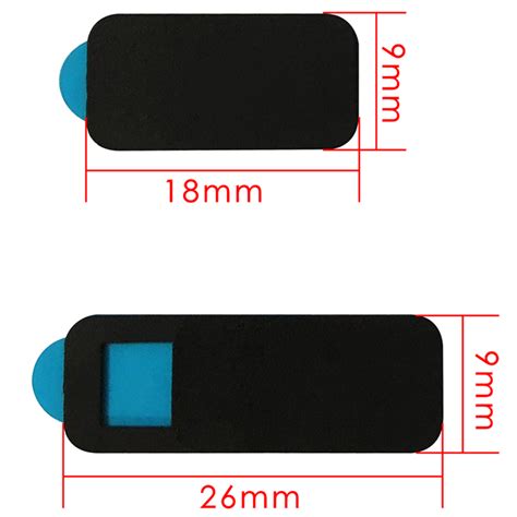 9x18mm webcam cover