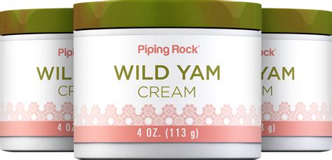 Wild Yam Cream 4 oz (113 g) 3 Jars | Wild Yam Cream Benefits ...