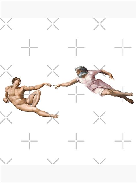 "The Creation of Adam" Poster for Sale by Mengarda | Redbubble