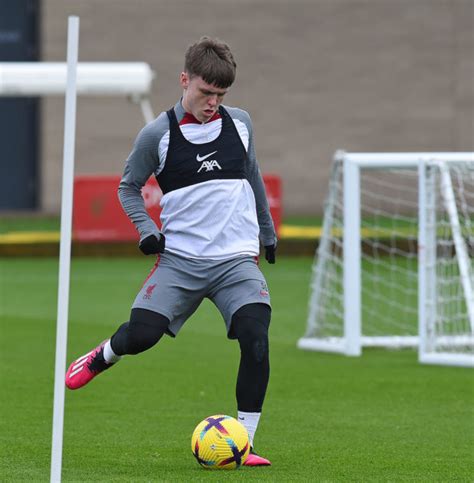 Ben Doak spotted in Liverpool training ahead of Newcastle clash