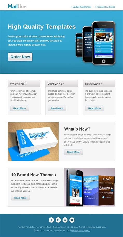 Business Weekly Newsletter Template