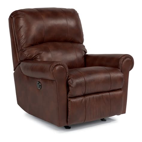 Leather Power Recliner 3859-50M by Flexsteel Furniture at Riley's Furniture & Mattress