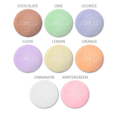 Necco Wafers Classic Variety Candy, Assorted Flavors 24 Count Tray ...