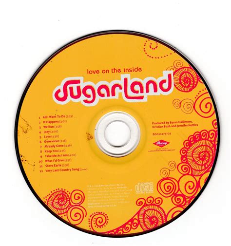 Sugarland Love on the Inside USED CD Professionally Cleaned – 1factoryradio