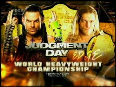 JeffHardyGirls: JEFF HARDY VS EDGE EN JUDGMENT DAY