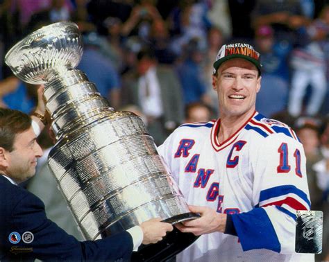 Mark Messier New York Rangers Stanley Cup Hockey Hall Of Fame ...