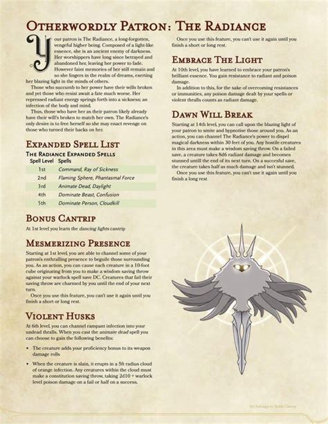 The Radiance from Hollow Knight as a Warlock Patron : UnearthedArcana | Dungeons and dragons ...